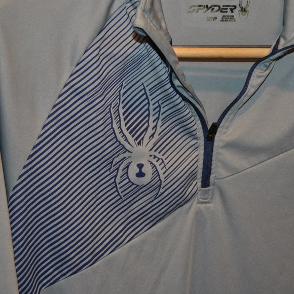 Mens Spyder S lightweight 1/4zip - Picture 3 of 5